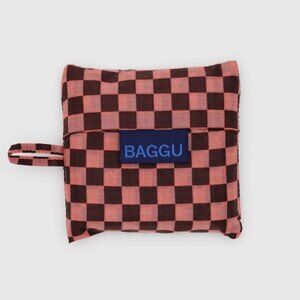 NWT Baby Baggu - Pink Brown Check